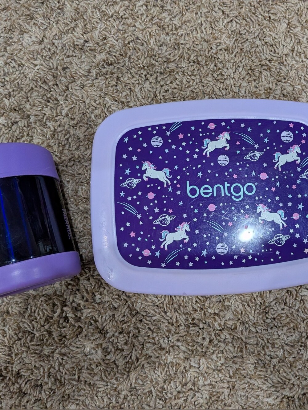 Unicorn lunch bundle bentgo thermos